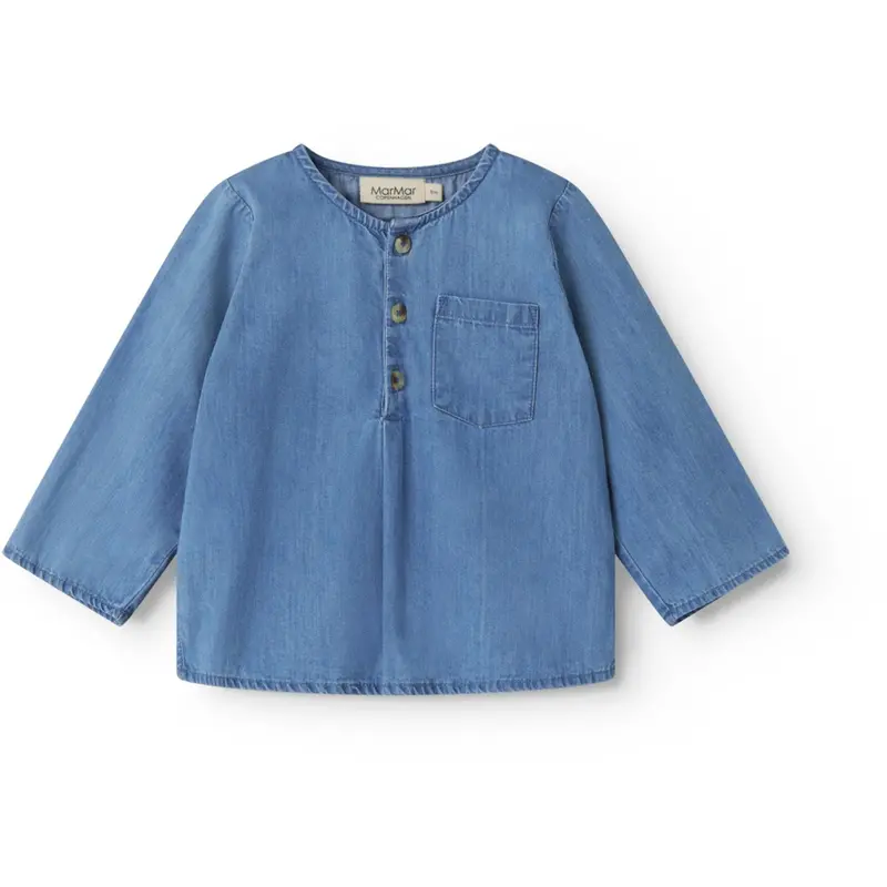 Marmar Light Denim Blue Denim Troy Shirt 1