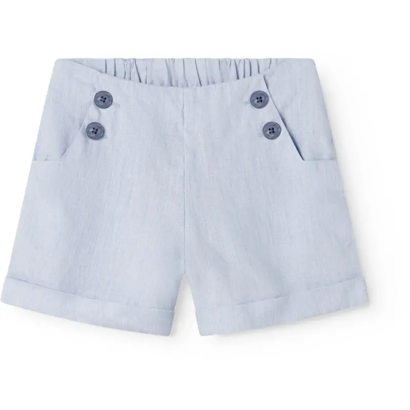 Marmar Linen Blue Mist Pito Shorts 1
