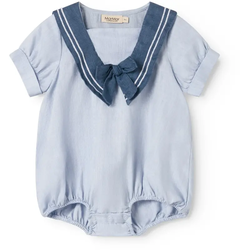 Marmar Linen Blue Mist Raki Romper 1