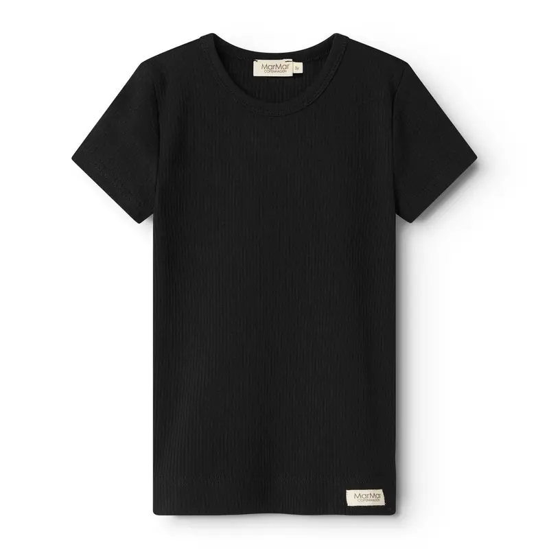 Marmar Modal Black Plain T-Shirt 1