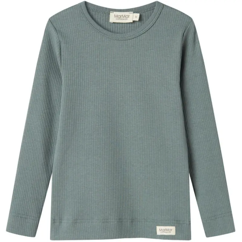 Marmar Modal Dusty Green Plain Tee Ls 1