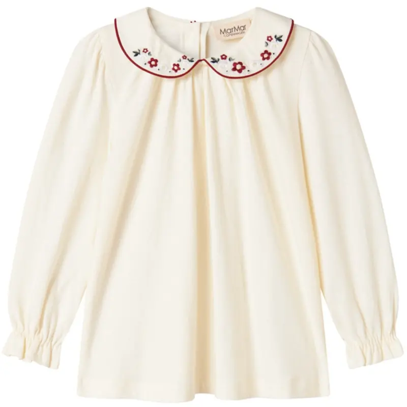 Marmar Modal Fine Gentle White Tielle Blouse 1