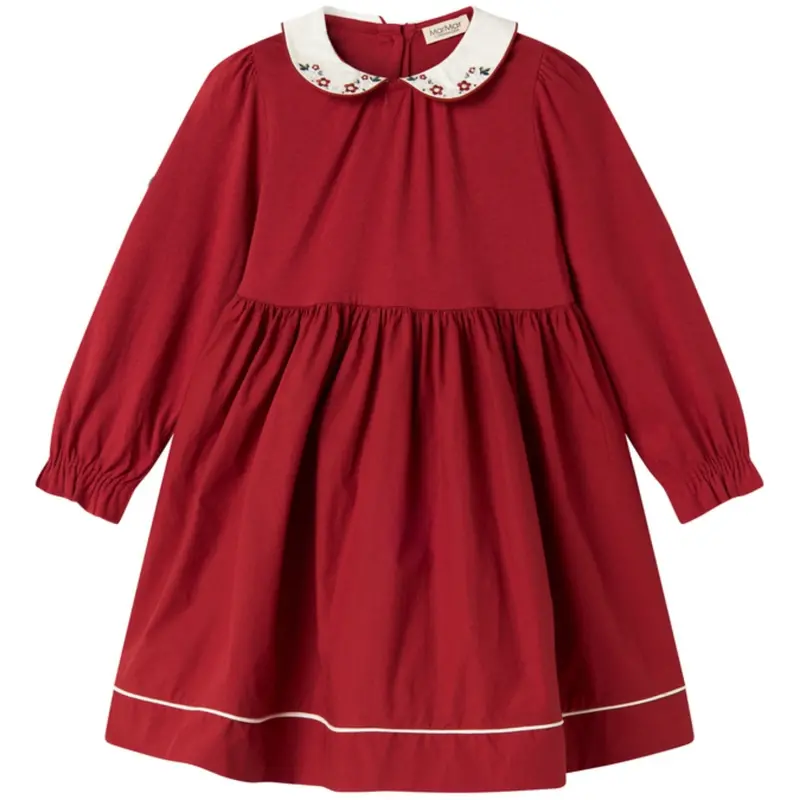 Marmar Modal Fine Hibiscus Red Dielle Dress 1