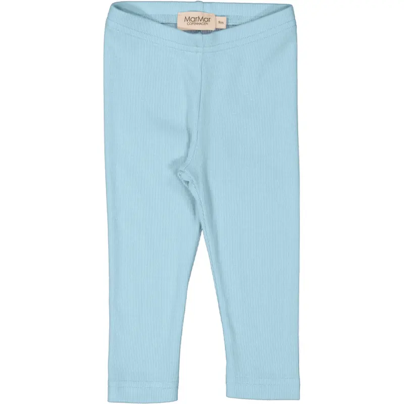 Marmar Modal Fine Rib Heavenly Blue Leg Leggings 1
