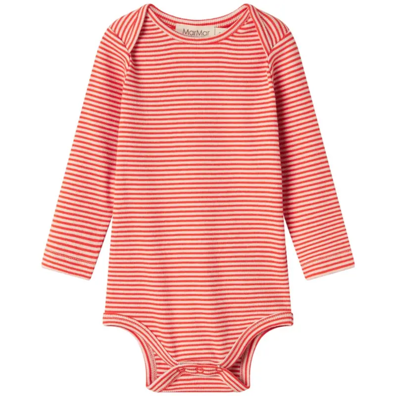 Marmar Modal Fine Rib Red Stripe Ben Body 1