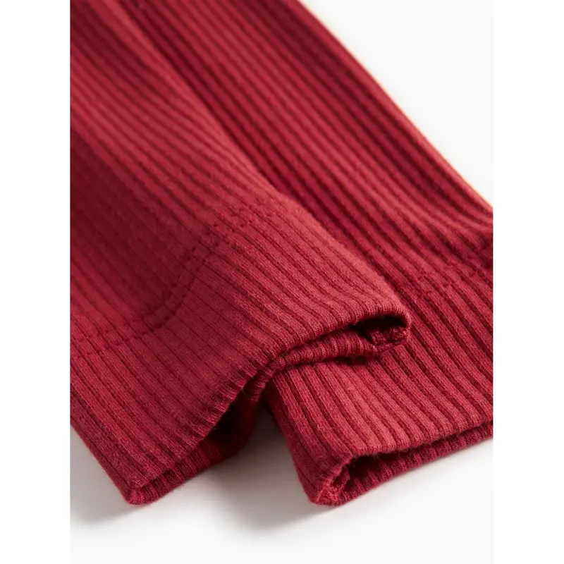 Marmar Modal Hibiscus Red Leggings 4