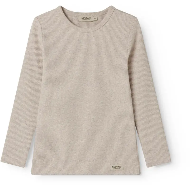 Marmar Modal Melange Light Beige Mel. Plain Blouse 1
