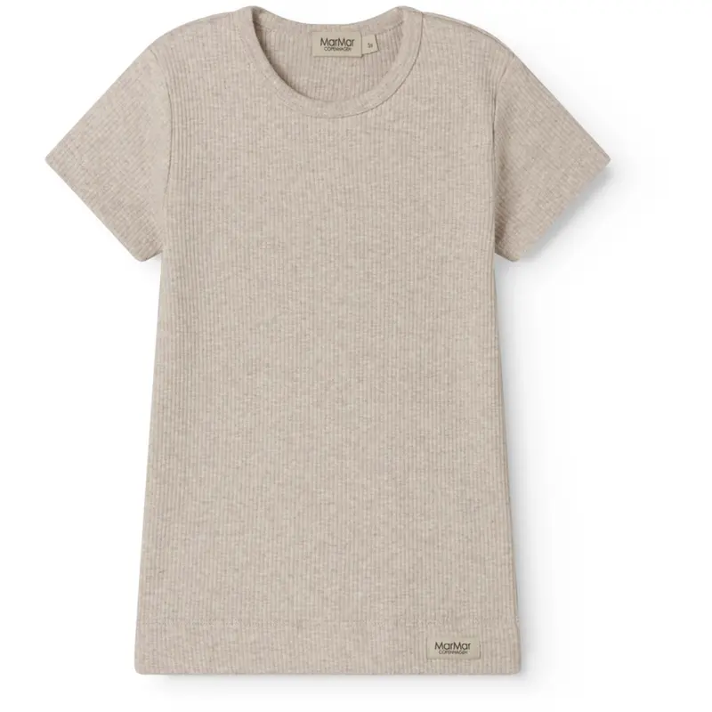 Marmar Modal Melange Light Beige Mel. Plain T-Shirt 1