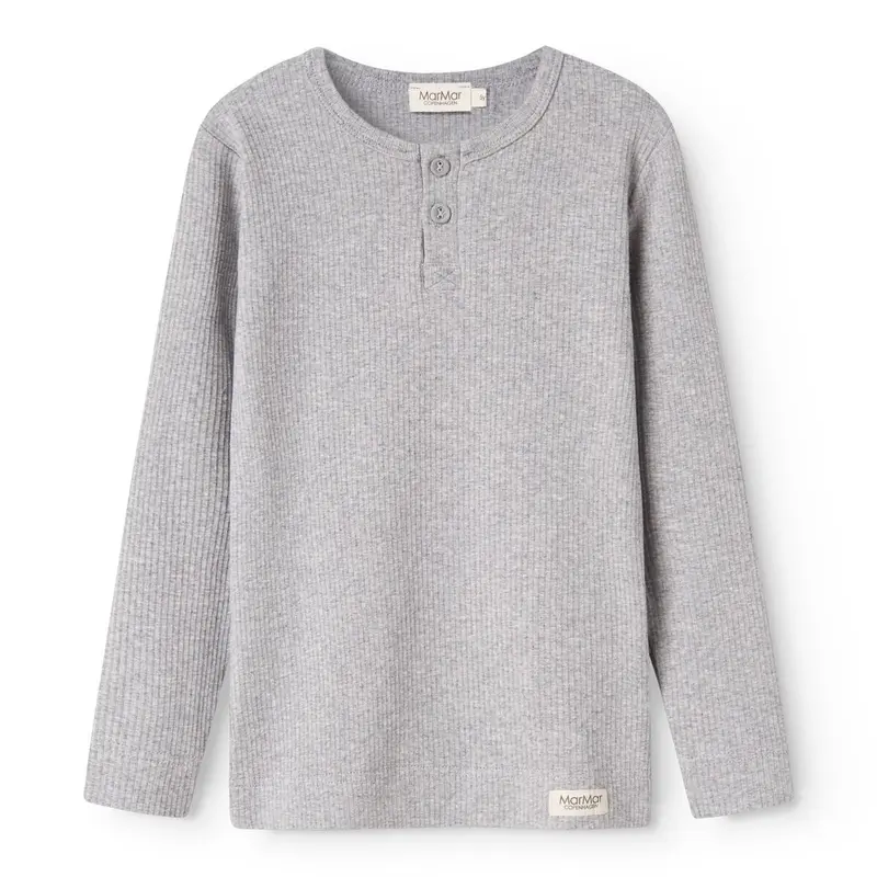 Marmar Modal Melange Light Grey Melange Blouse 1