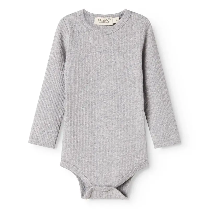 Marmar Modal Melange Light Grey Melange Plain Body Ls 1