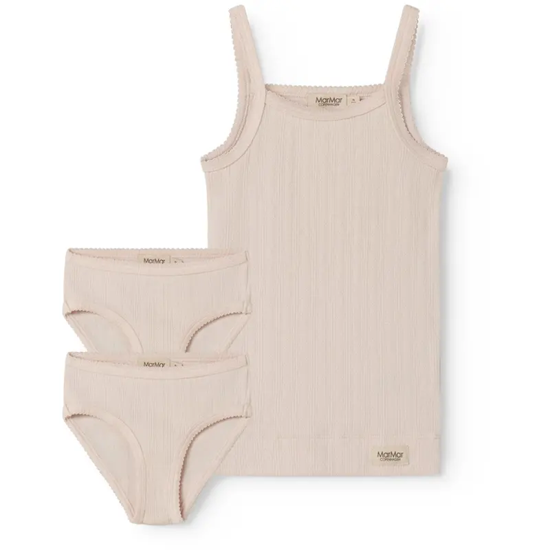 Marmar Modal Pointelle Misty Pink Underwear Set 1