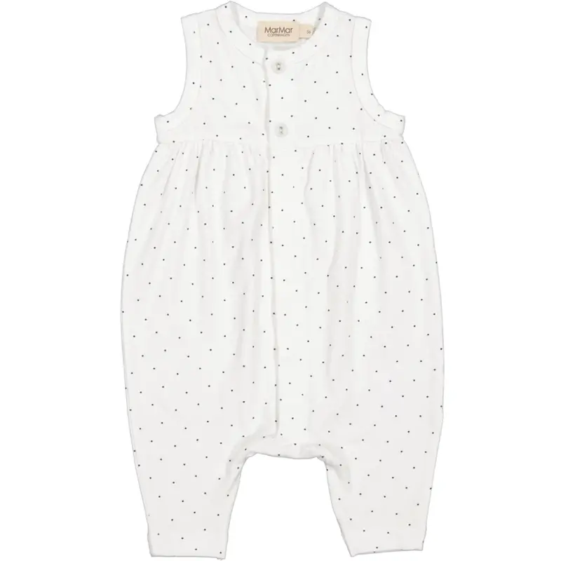 Marmar Modal Smooth Print Blue Dot Ruberto Romper 1