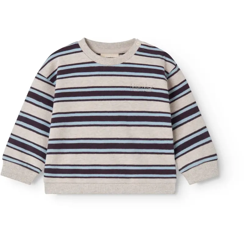 Marmar Modal Sweat College Stripe Tammas B Sweatshirt 1