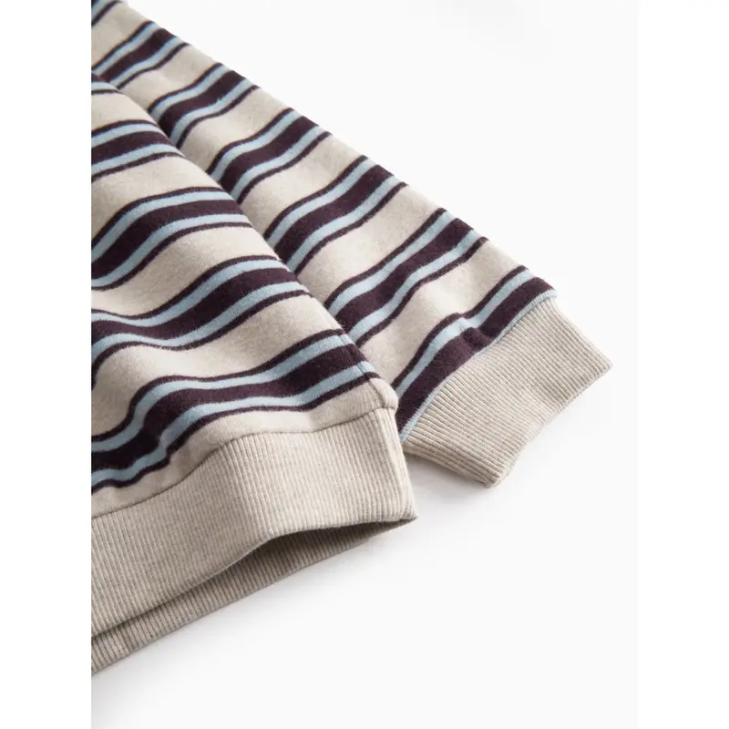 Marmar Modal Sweat College Stripe Thanos Polo Blouse 4