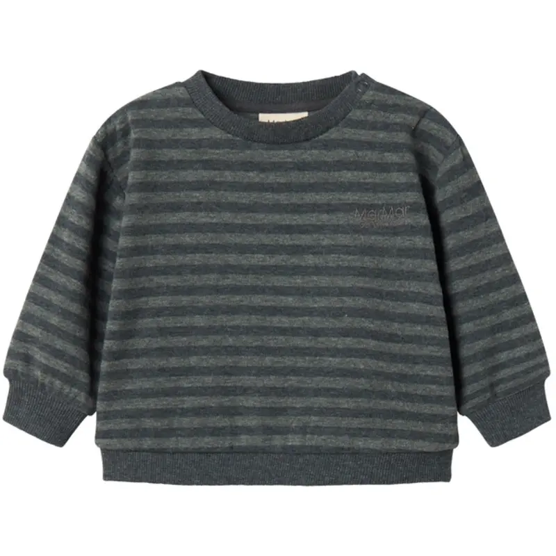 Marmar Modal Sweat Forest Stripe Mel. Tammas B Blouse 1