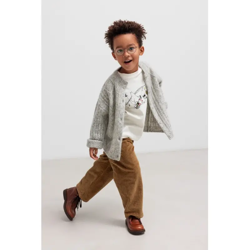 Marmar Mohair Cable Morning Dew Mel. Tavon Knit Cardigan 4