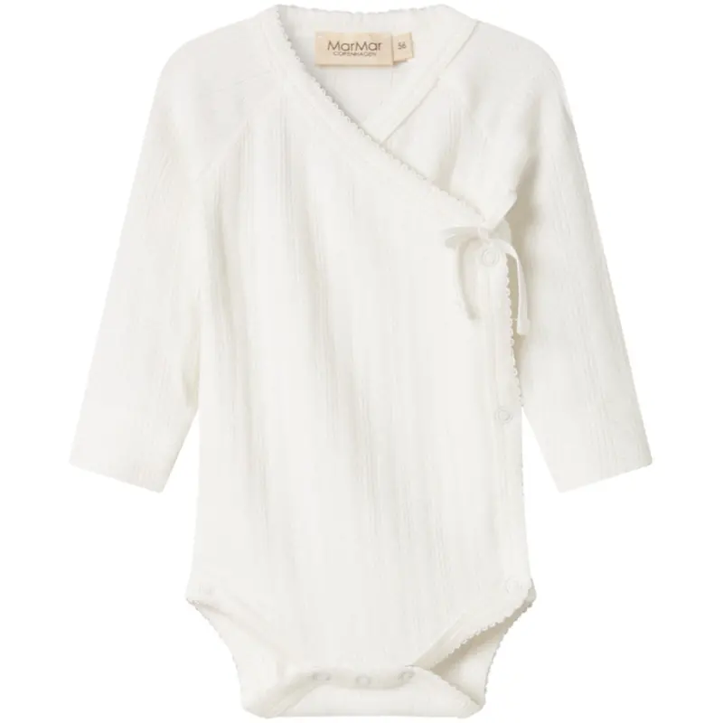 Marmar New Born Modal Pointelle Gentle White Belita Body 1