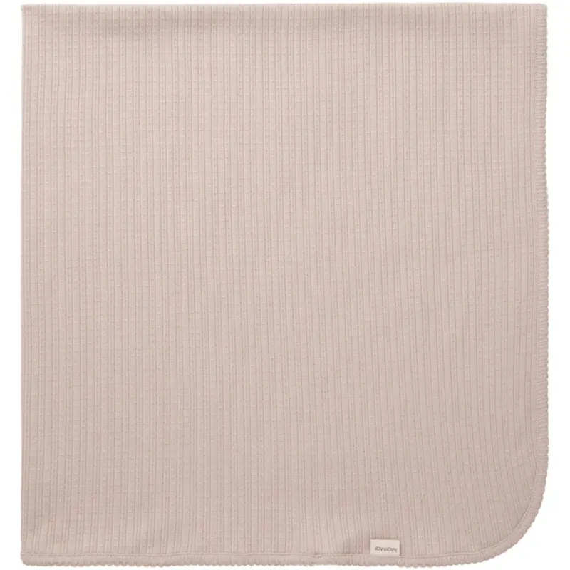 Marmar New Born Modal Pointelle Rib Soft Beige Alida Blanket 1