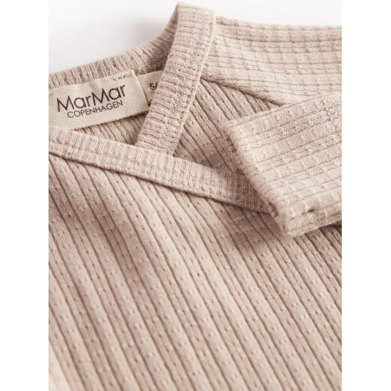 Marmar New Born Modal Pointelle Rib Soft Beige Belito Body 3