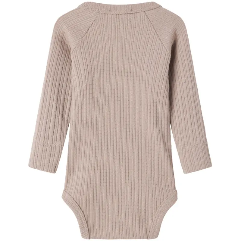 Marmar New Born Modal Pointelle Rib Soft Beige Belito Body 5