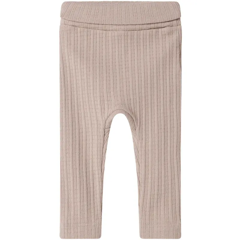 Marmar New Born Modal Pointelle Rib Soft Beige Piva Pants 1