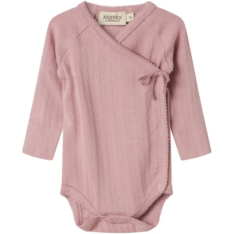 Marmar New Born Modal Pointelle Soft Berry Belita Body 1