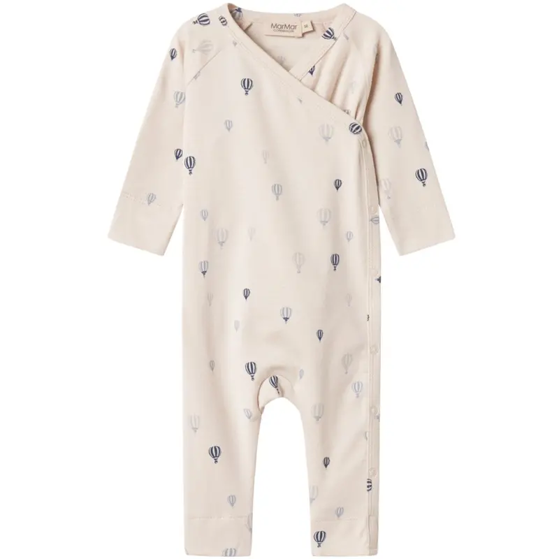 Marmar New Born Modal Smooth Print Air Balloon Rulo Onesies 1
