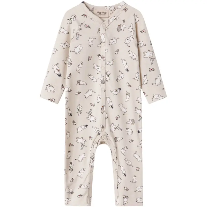 Marmar New Born Modal Smooth Print Moomin Rena Onesies 1