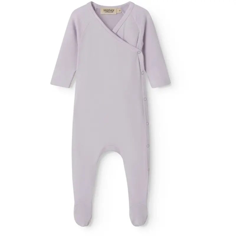 Marmar Newborn Micro Modal Sweet Violet Rubello Onesie 1