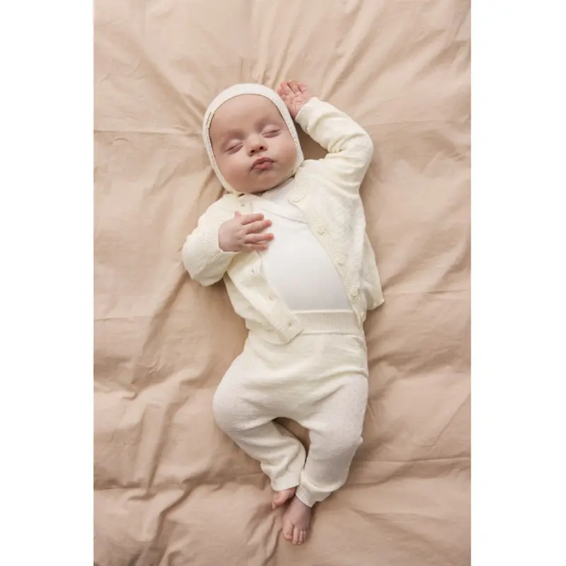 Marmar Newborn Modal Mix Mini Dots Gentle White Pira Knitwear 2