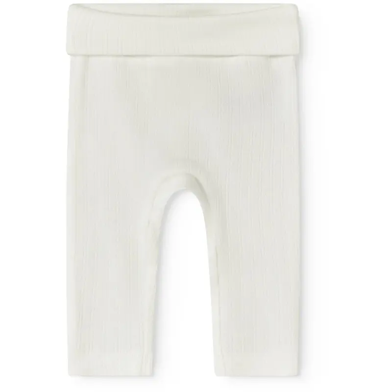 Marmar Newborn Modal Pointelle Gentle White Piva Pants 1