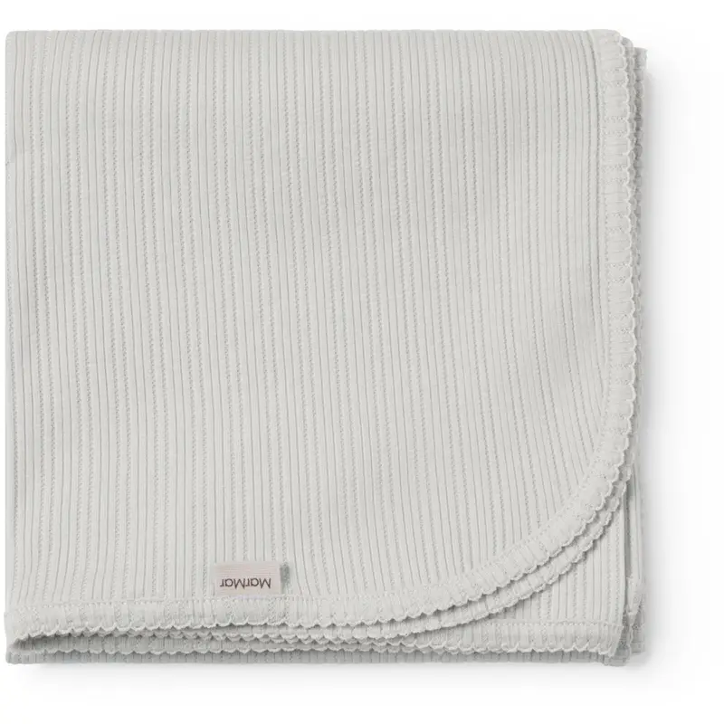 Marmar Newborn Modal Pointelle Rib Morning Dew Alida Blanket 1