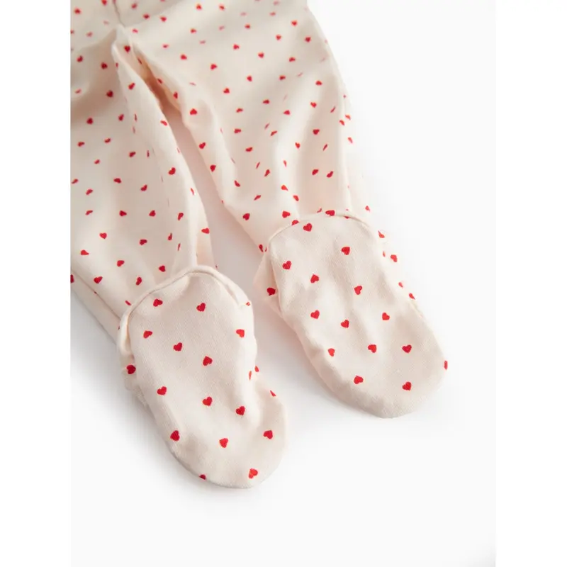 Marmar Newborn Modal Smooth Print Happy Hearts Pixa Pants 3