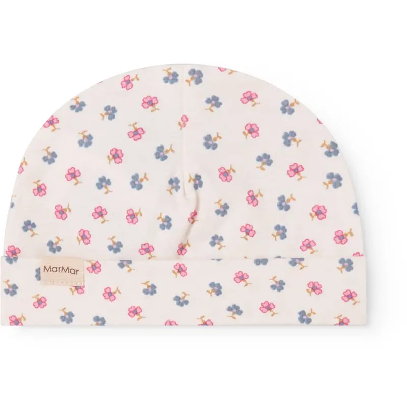 Marmar Newborn Modal Smooth Print Mini Flower Aiko Hat 1