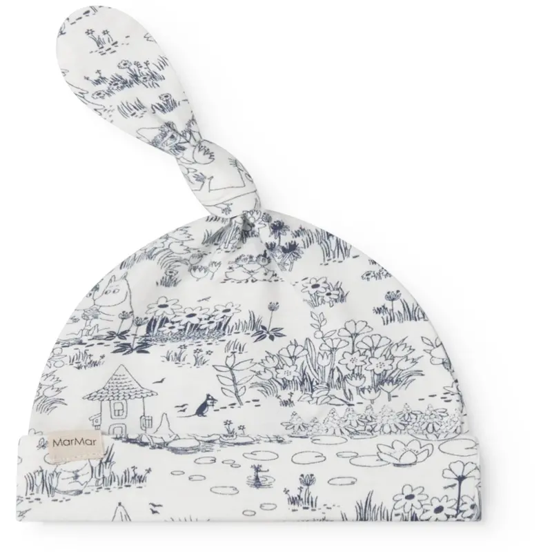 Marmar Newborn Modal Smooth Print Moominvalley Aiki Hat 1