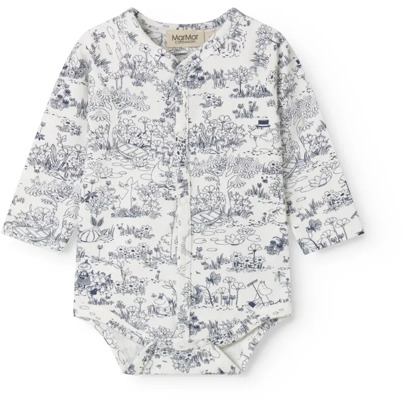 Marmar Newborn Modal Smooth Print Moominvalley Bruno Body 1