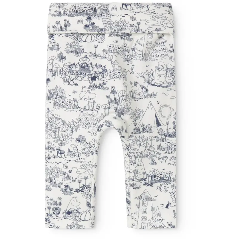Marmar Newborn Modal Smooth Print Moominvalley Piva Pants 1