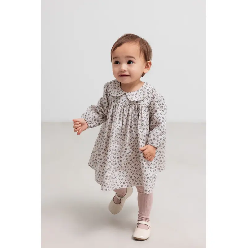 Marmar Poplin Autumn Flower Dulla Ls Dress 2