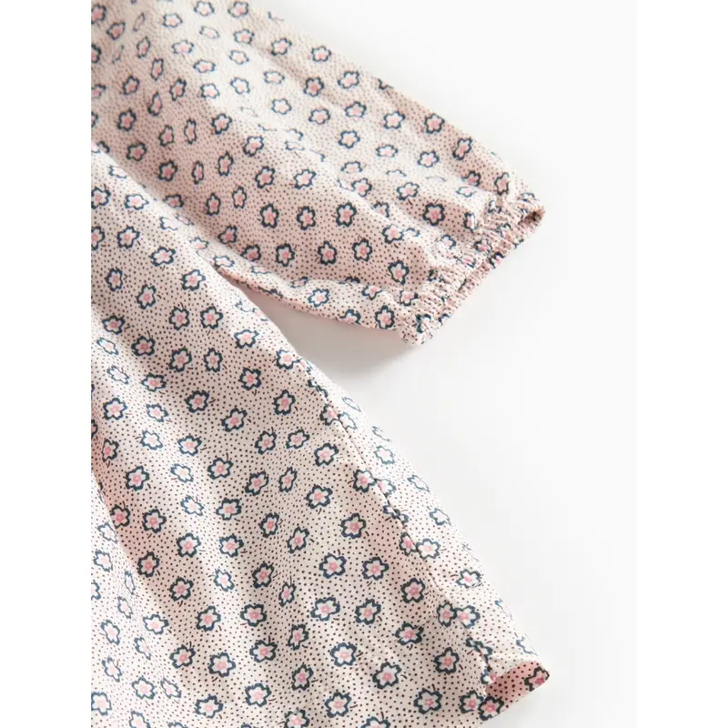 Marmar Poplin Autumn Flower Dulla Ls Dress 4