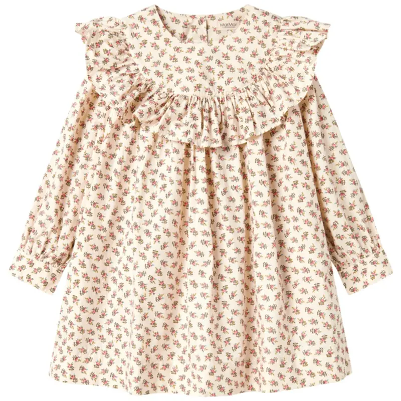 Marmar Poplin Japanese Flower Drine Ls Dress 1