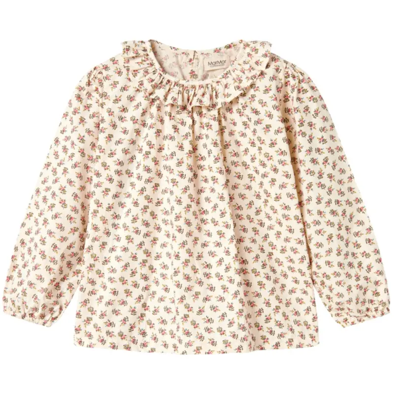 Marmar Poplin Japanese Flower Talsa Ls Blouse 1