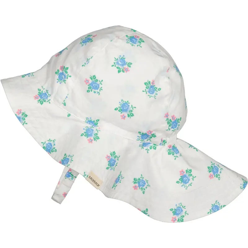 Marmar Poplin Summer Bouquet Alba Baby Long Summer Hat 1