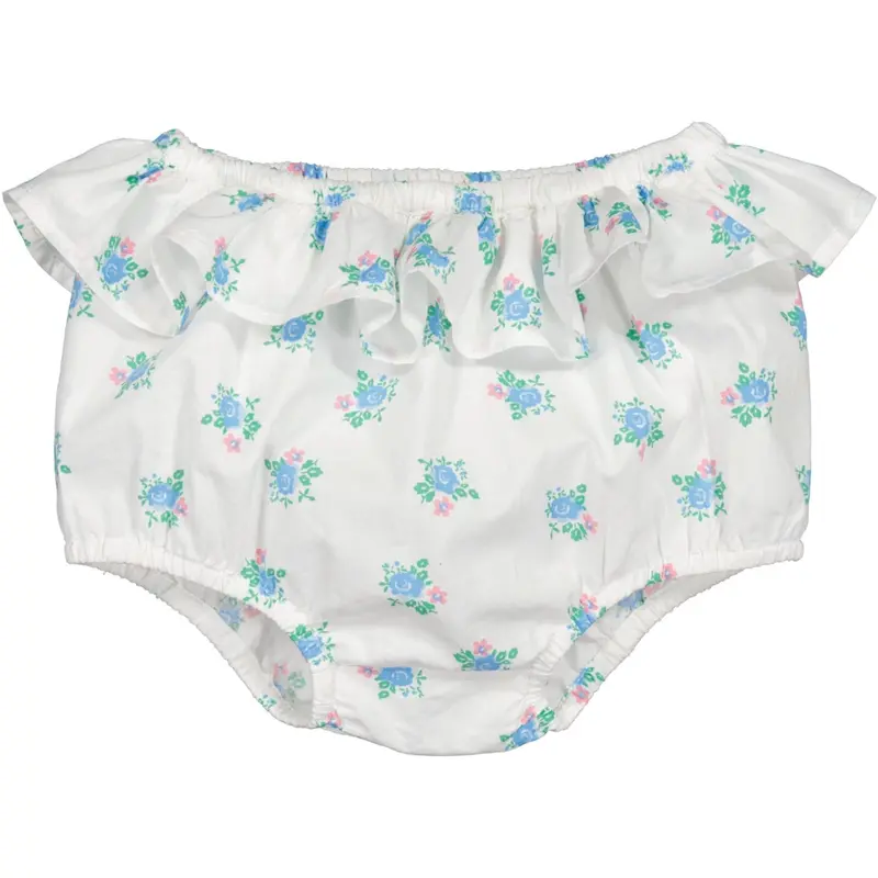 Marmar Poplin Summer Bouquet Pusle Frill Bloomers 1