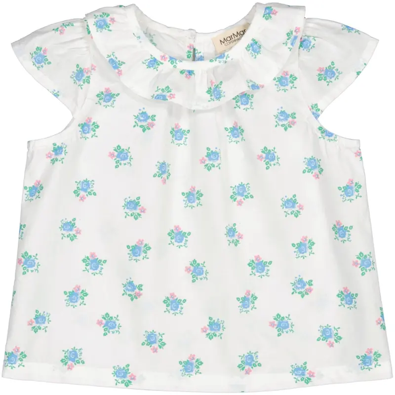 Marmar Poplin Summer Bouquet Talsa Ss Top 1