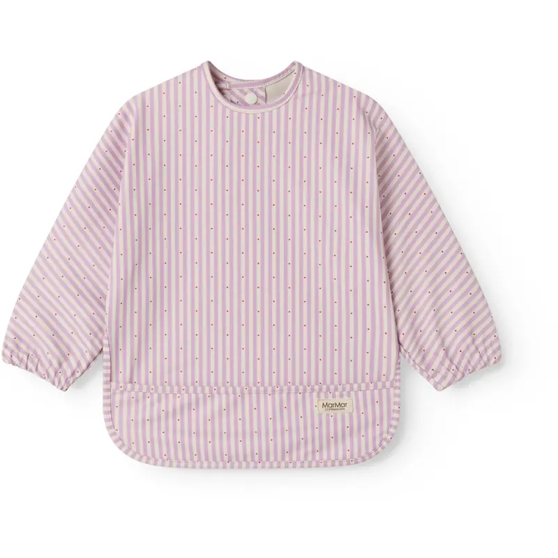 Marmar Pu Pink Stripe Apron Ls 1