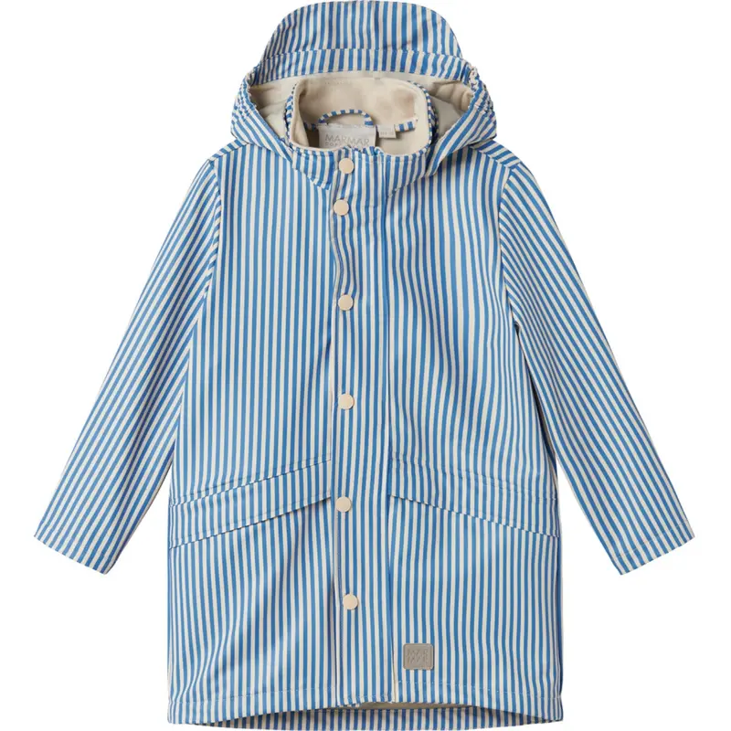 Marmar Rainwear Blue Stripe October Jacket 1