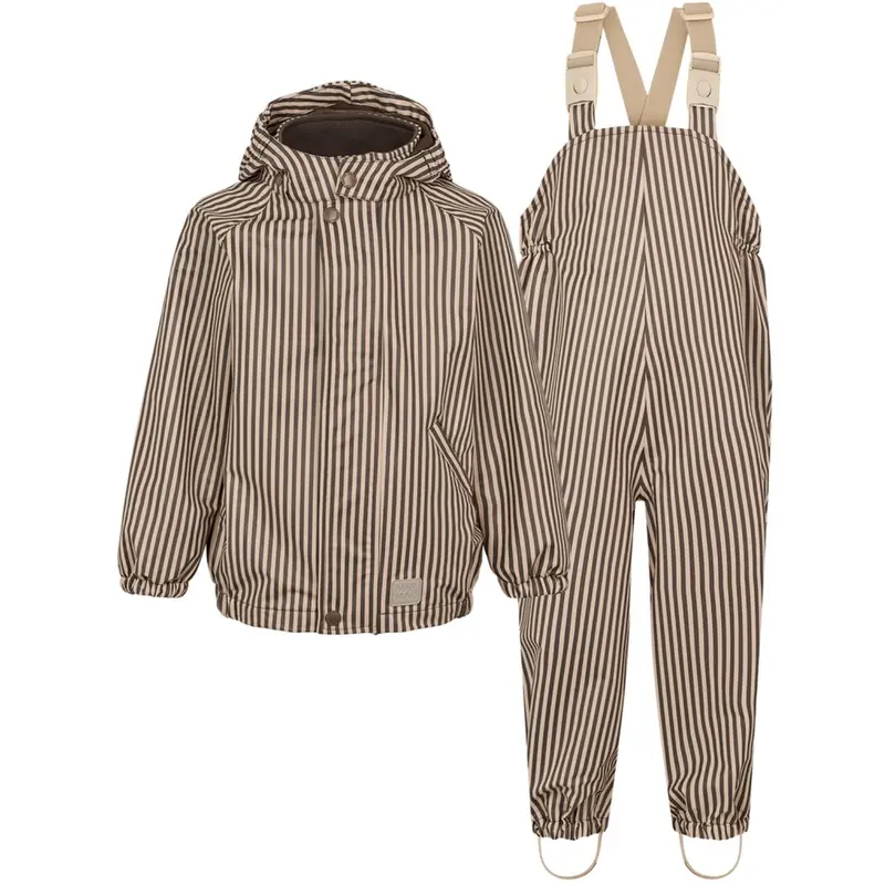 Marmar Rainwear Brown Stripe Oddy Set 1