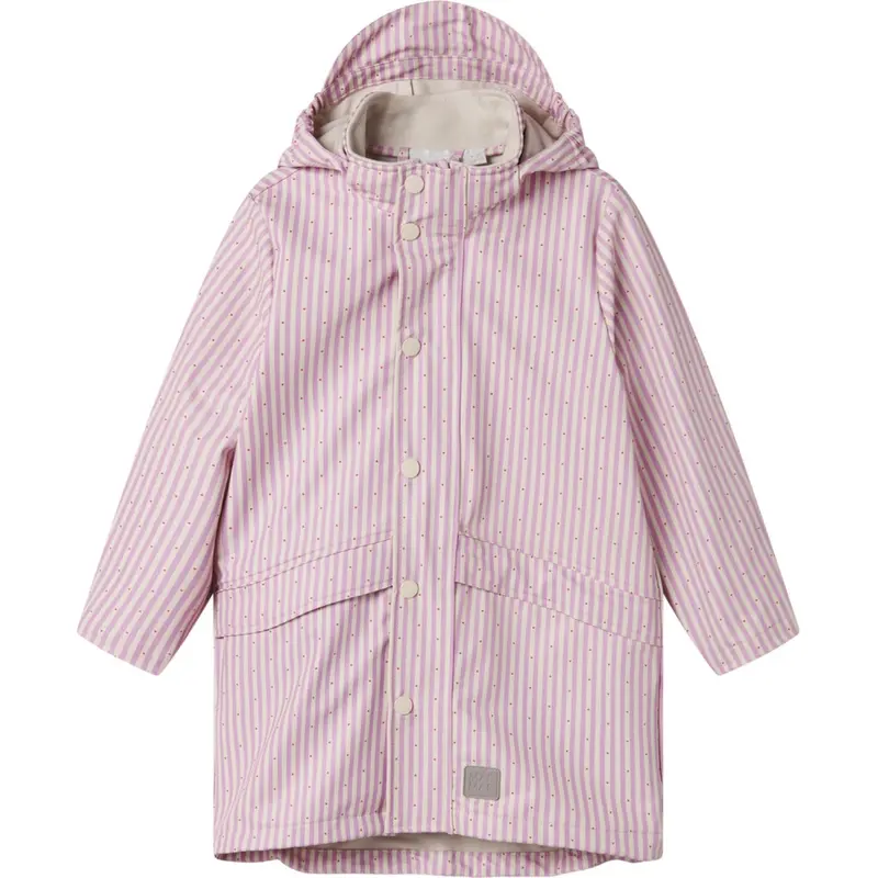 Marmar Rainwear Pink Stripe October Jacket 1
