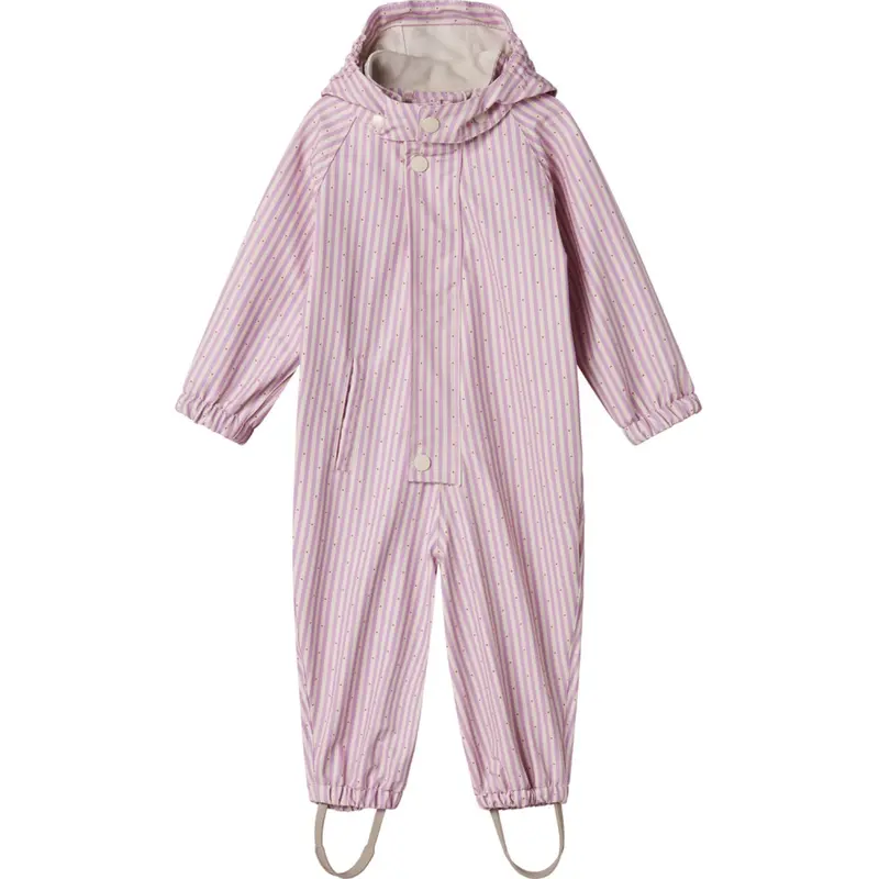 Marmar Rainwear Pink Stripe Orion Suit 1