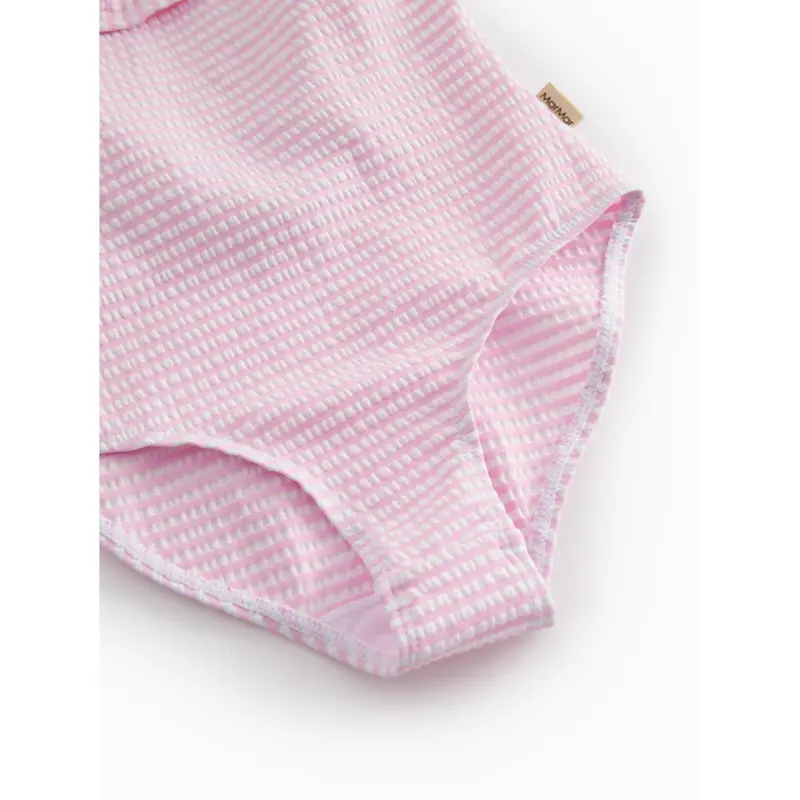 Marmar Seersucker Swim Pink Stripe Swilla Bathing Suit 4